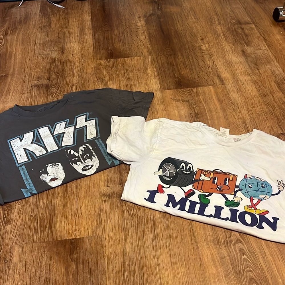 TWO PACK T SHIRTS KISS AND STURNIOLO TRIPLET MERCH
